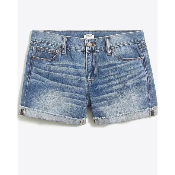 J. Crew Denim Short Irving Wash Cut Off Size 30 Cotton Item H7992 Women’s - Picture 1 of 6